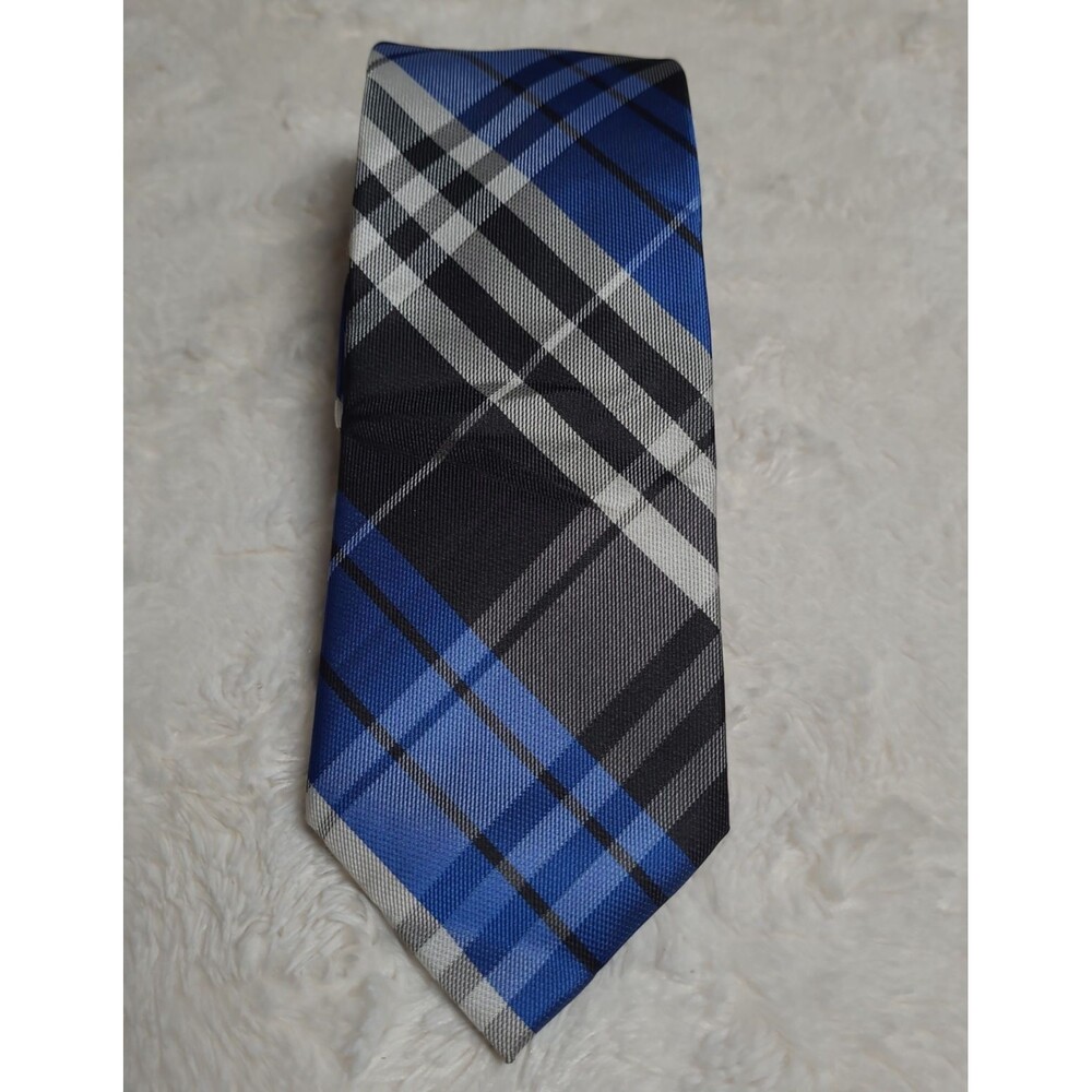 US Polo Association Mens Tie Blue Navy White Stripe Patriotic Preppy Uniform